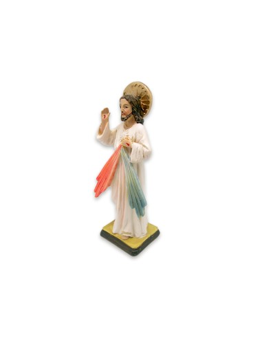 Jesús Misericordioso Res 13cm Base P58