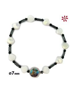 Brazalete Cristal Conchas...