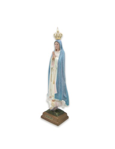 Virgen Fatima 30cm Higrometro Cambia...
