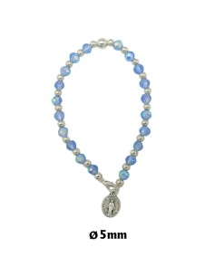 Brazalete Cristal Azul...