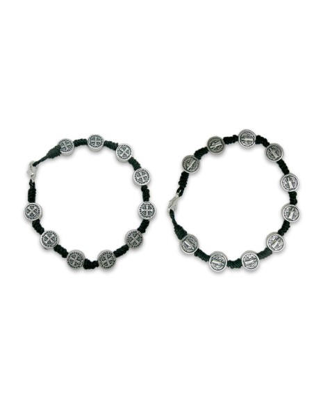 Brazalete Del Peregrino San Benito Rojo Cuerda