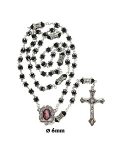 Rosario Cristal Tallado 6Mm...