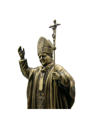 San Juan Pablo II 38cm Con Peana...