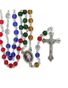 Rosario Cristal Liso 6Mm...