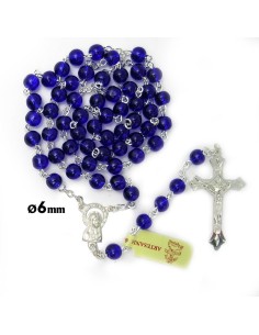 Rosario Cristal Liso 6Mm...
