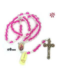 Rosario Cristal Liso 8Mm...