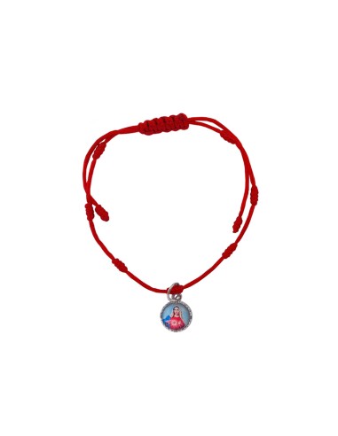 Pulsera Cuerda Roja Simple Con Nudos