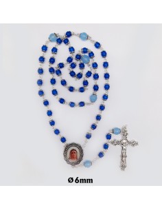 Rosario Madera Oval 8x6mm...