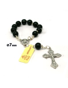 Decena Madera 8mm Negro...