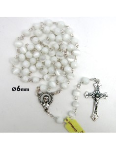 Rosario Cristal Liso 6Mm...