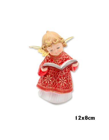 Angel Res Leyendo 12cm Pq Vestido...