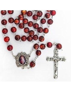 Rosario Cristal Liso 6Mm...
