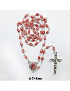 Rosario Cristal oval 7x5mm...