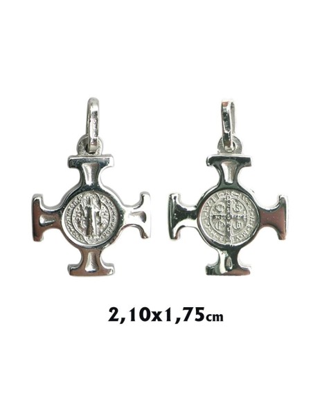 Rosario Ematite San Benito 6Mm Paters Rectangulares Y Cruz Esmaltada