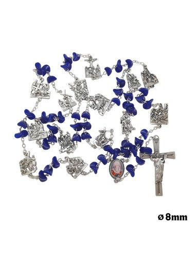 Rosario Cristal Tipo Lagrima Via...