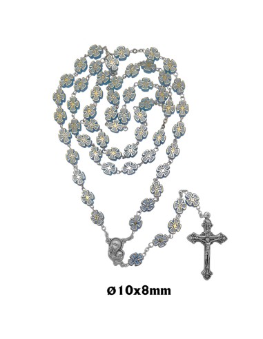 Rosario Plastico Forma Cruz 10x8mm...