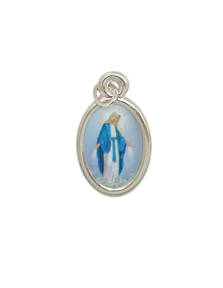 Medalla Foto Oval Niquelada 15mm N902