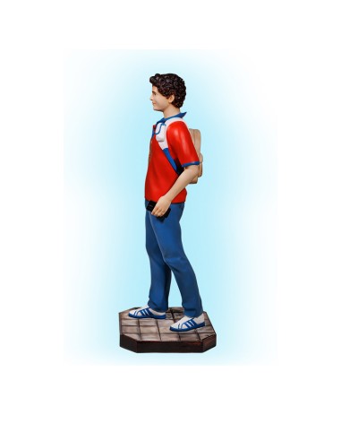 Decena Cristal Azul Conchas Santiago 7Mm