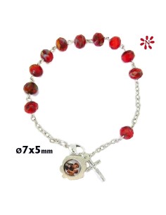 Rosario Brazalete Cristal...