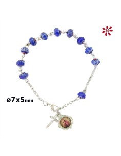 Rosario Brazalete Cristal...