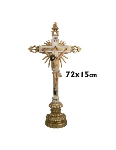 Crucifijo Con Rayos Mar 72X15cm...