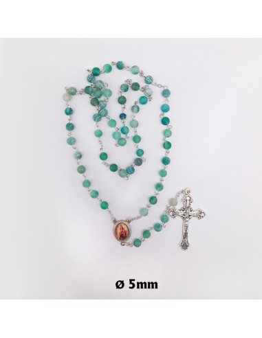 Rosario Piedra Agata Verde