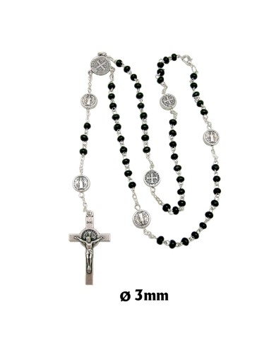 Rosario Madera Negra San Benito 4Mm...