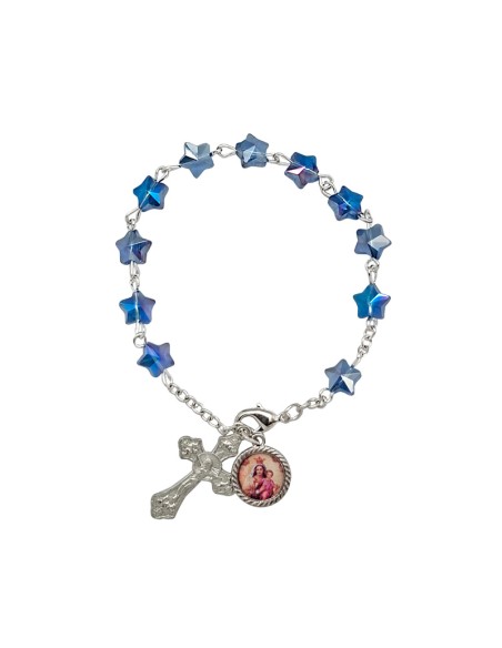 Rosario Madera Oval 8X6mm Tipo Olivo