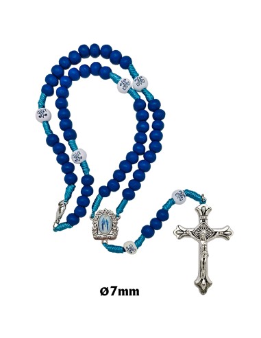 Rosario Madera Y Cuerda Virgen...