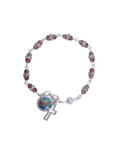 Pulsera Cristal Azul 4Mm...
