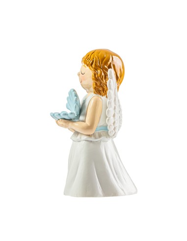 Angel Bautismo Azul 9cm Infantil