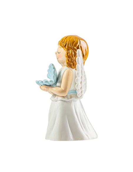 Angel Bautismo Azul 9cm Infantil