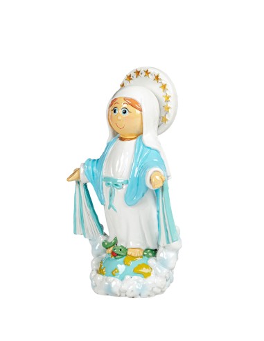 Crucifijo Madera Base 11cm Cristo Metal