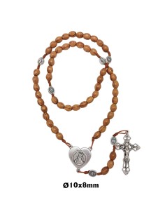 Rosario Madera Olivo Oval...