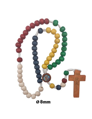 Rosario Madera Y Cuerda Misionero...