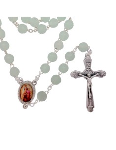 Rosario Plastico Grano Flor...