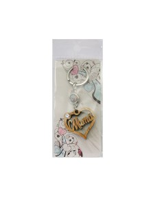 Llavero Madera Olivo Forma...