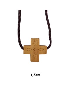 Cruz Madera Clara Cuadrada...