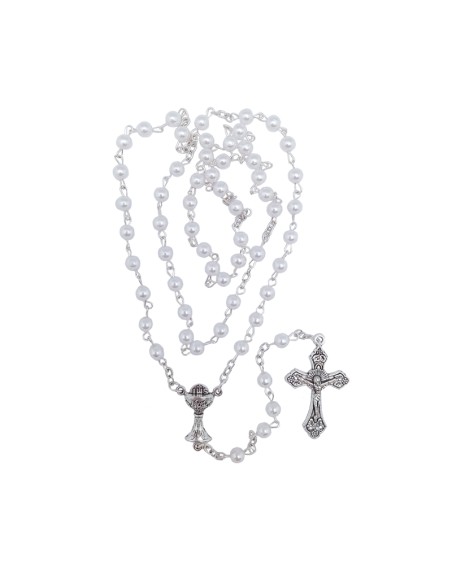 Rosario Perla Primera Comunion 5Mm En Caja
