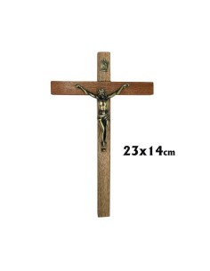Crucifijo Madera 23x15cm...