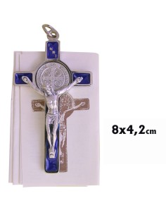 Cruz San Benito Esmalte 8cm...