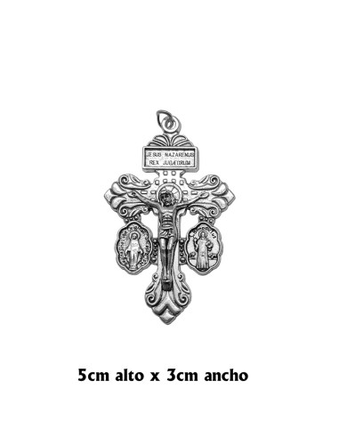 Cruz Metal del Perdon con Medallas...