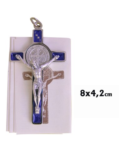 Cruz San Benito Esmalte 8cm Grande