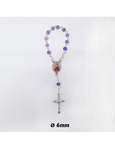 Decena Piedra Agata Gris