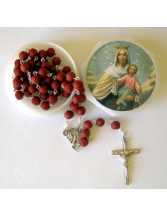 Rosario Dedo Madera Olivo Fino