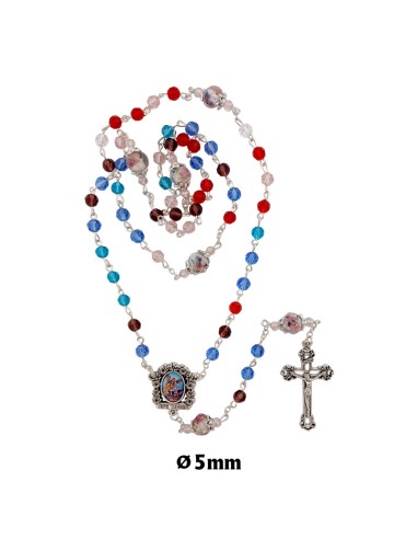 Rosario Cristal Tallado 6mm...