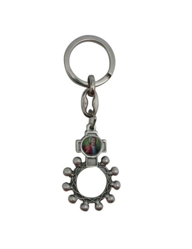 Cruz Plata Tau Con San Francisco En Relieve 25x21mm