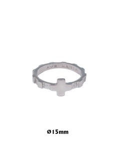 Medalla Plata 18Mm Santa Lucia