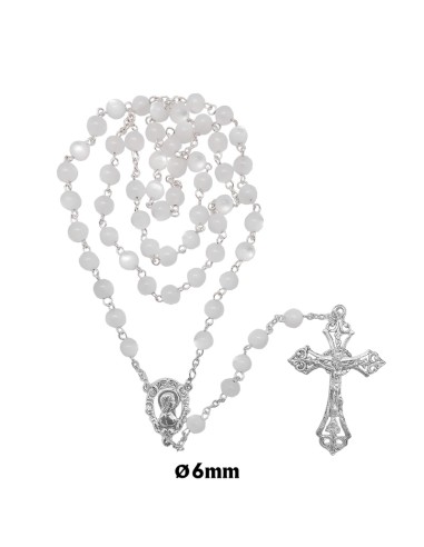 Rosario Anillo Plata Dorado Con Cruz...