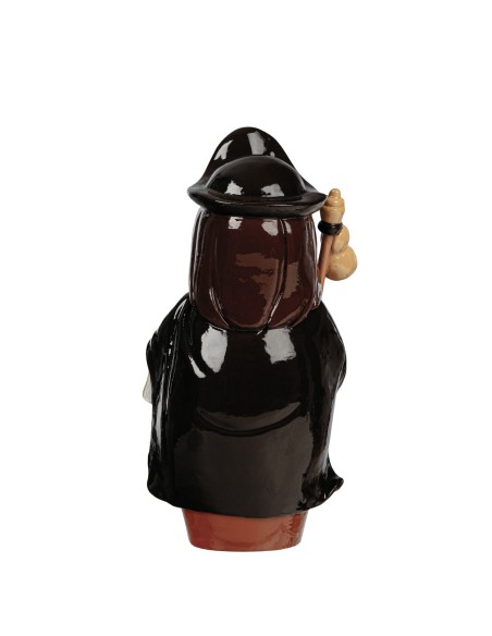 Rosario Anillo Plata Plano Grabado Ave Maria 26Mm Con Caja